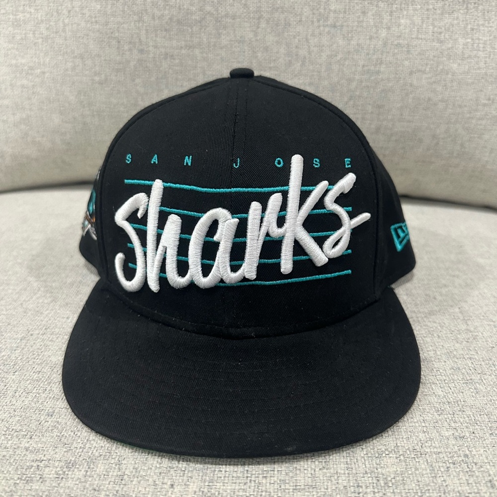 New Era Black San Jose Sharks Hat